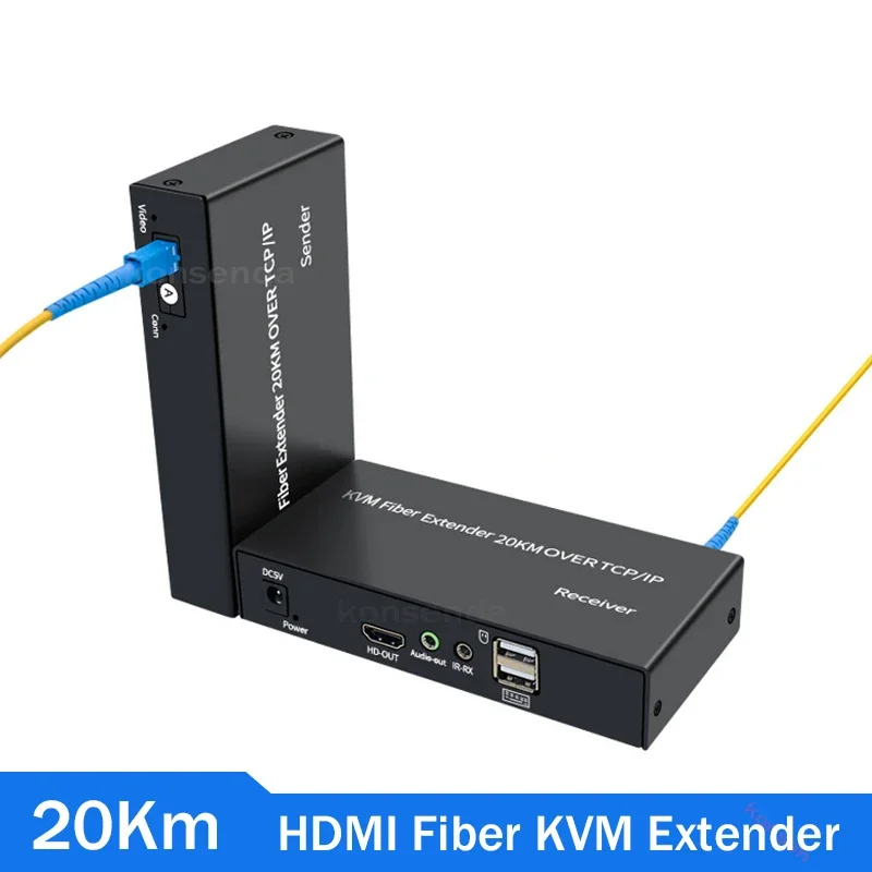 20Km IP HDMI Fiber KVM Extende - Hdmi Arc Cable のレビューと価格