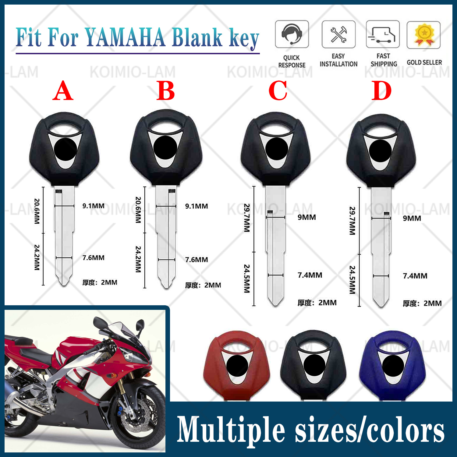 Fit for Yamaha YZF R1 R1M R1S  - Home Cinema Yamaha のレビューと価格