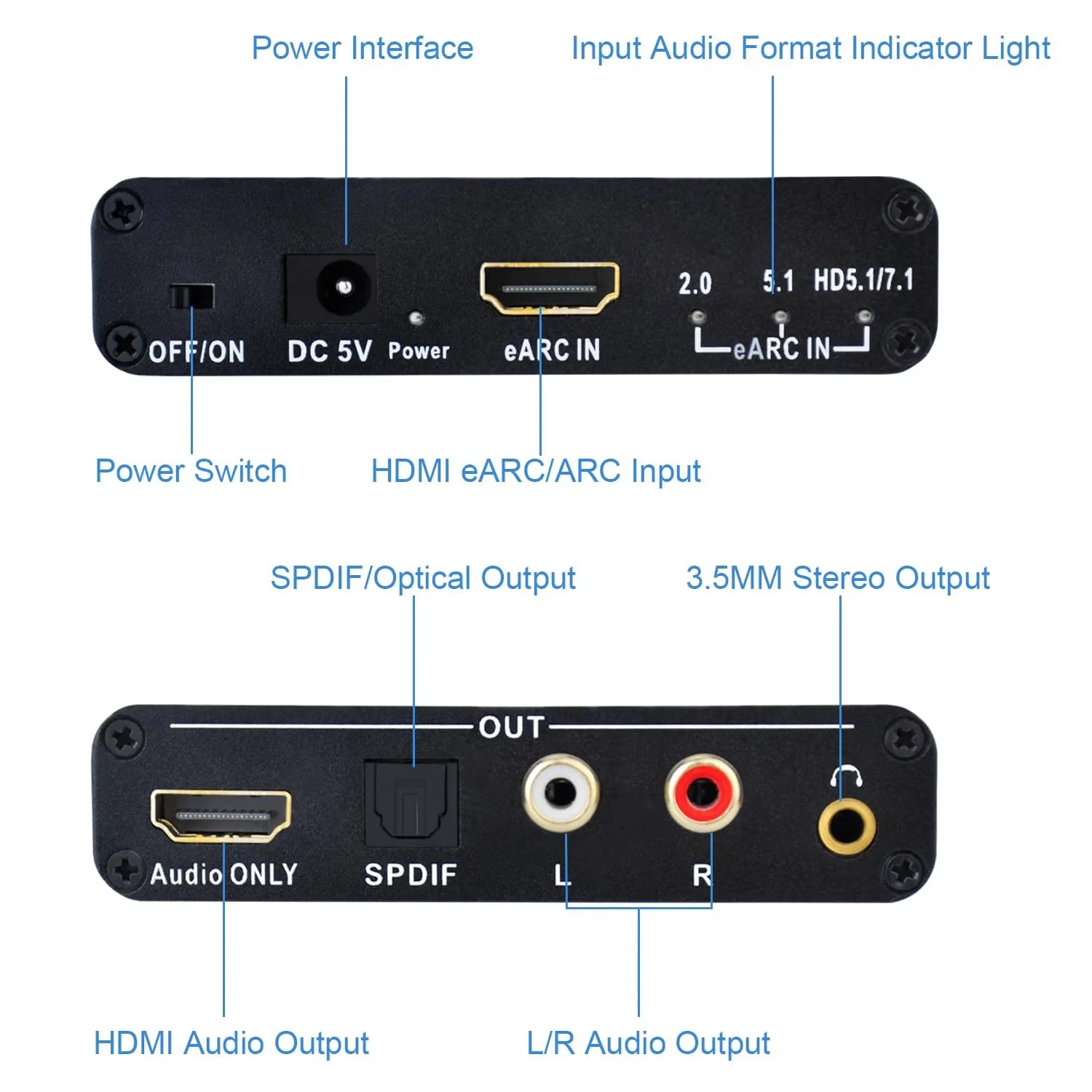 192KHz HDMI eARC ARC to RCA Au - Hdmi Arc Cable のレビューと価格