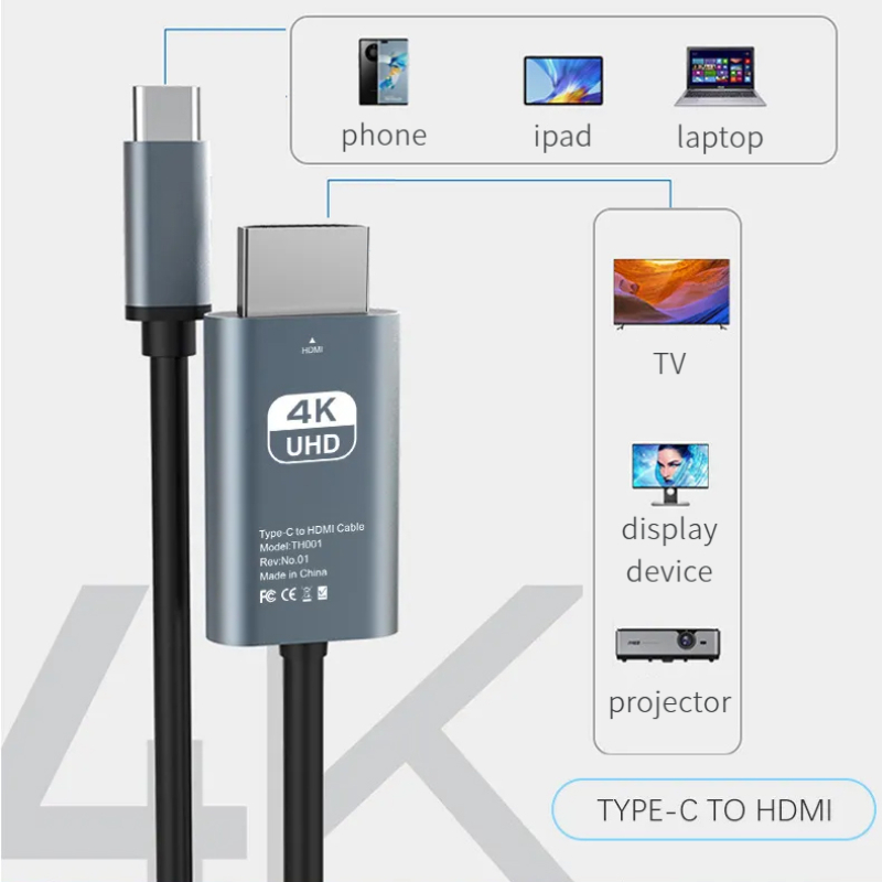 4K USB C To HDMI Cable Type-C  - Hdmi Arc Cable のレビューと価格