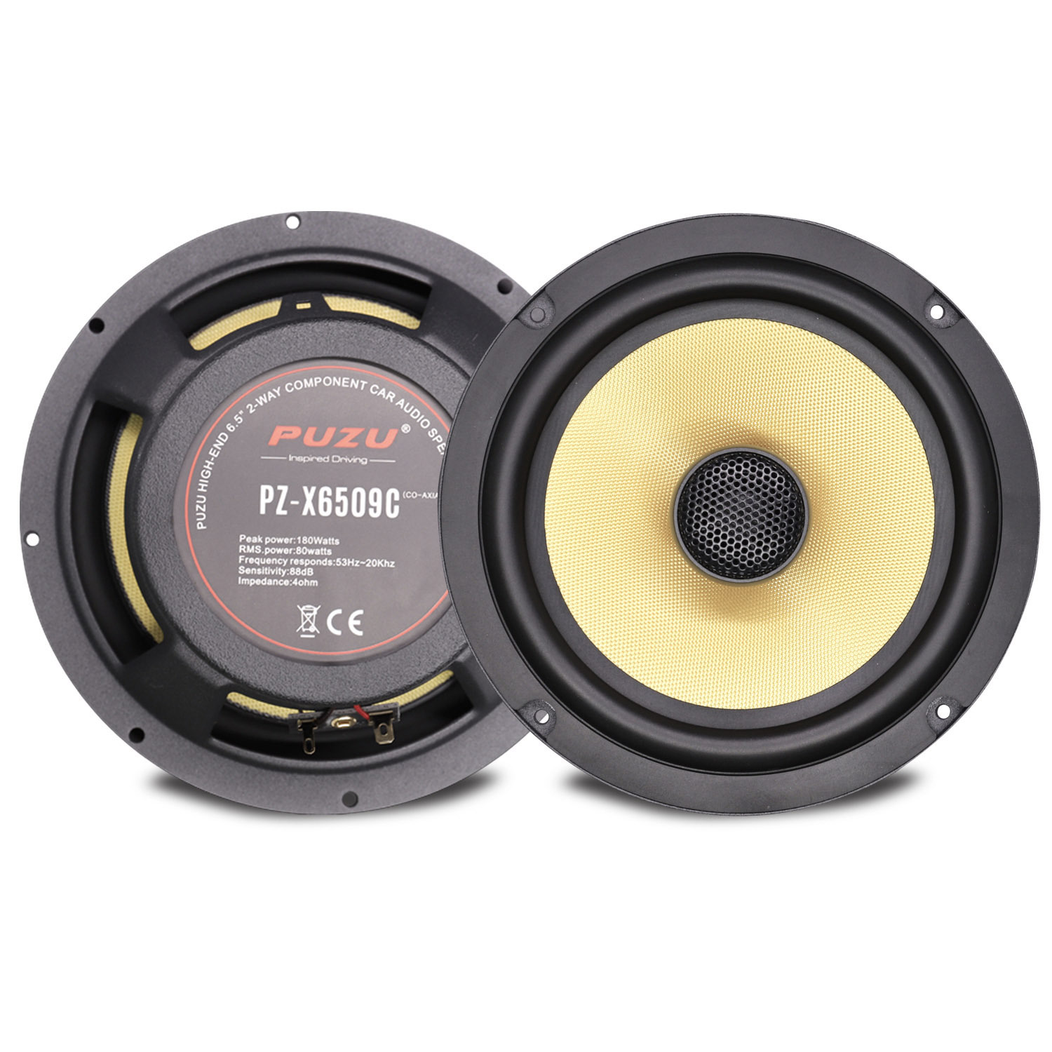 PUZU PZ-6509C Co-axial Car aud - Home Cinema Audio System のレビューと価格