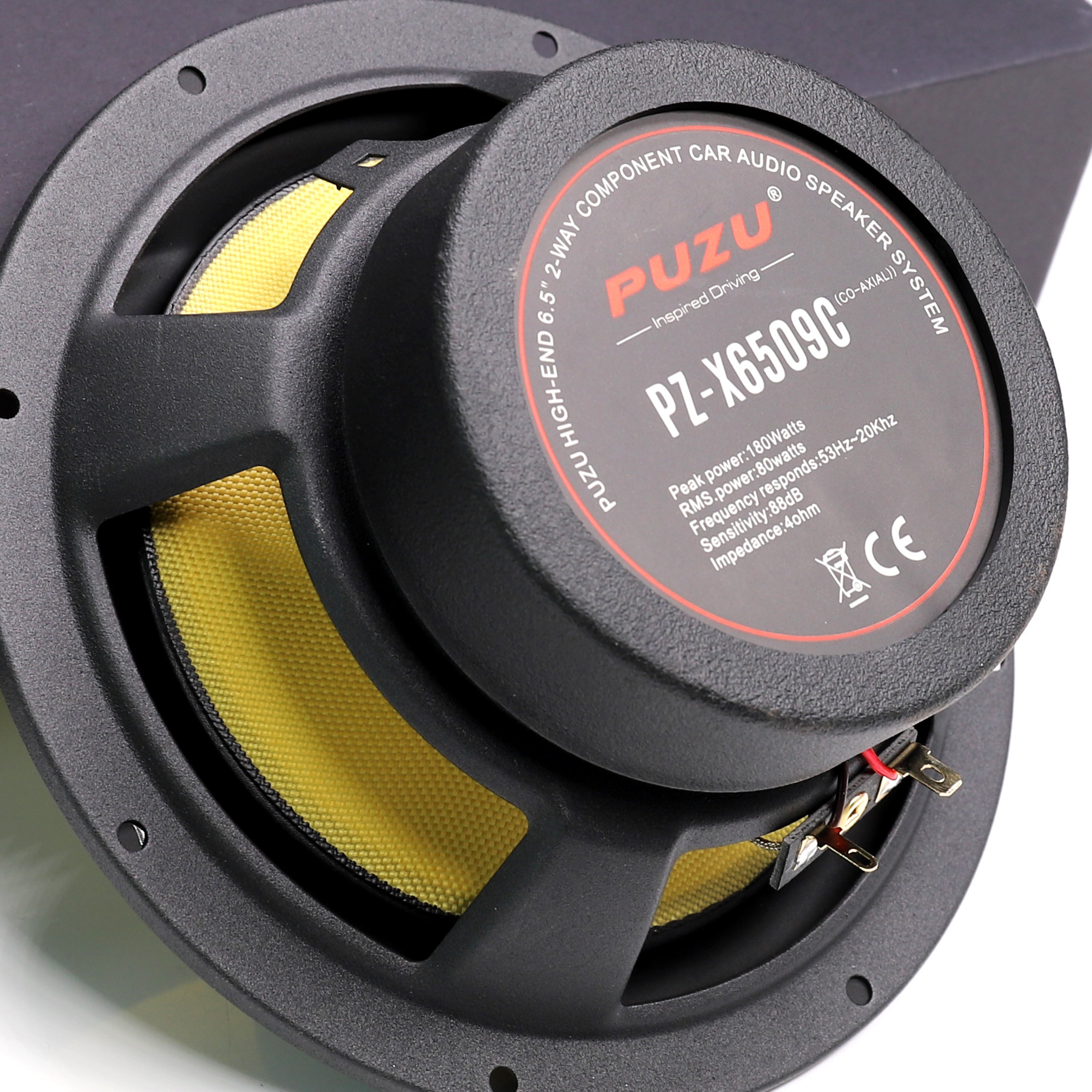 PUZU PZ-6509C Co-axial Car aud - Home Cinema Audio System のレビューと価格
