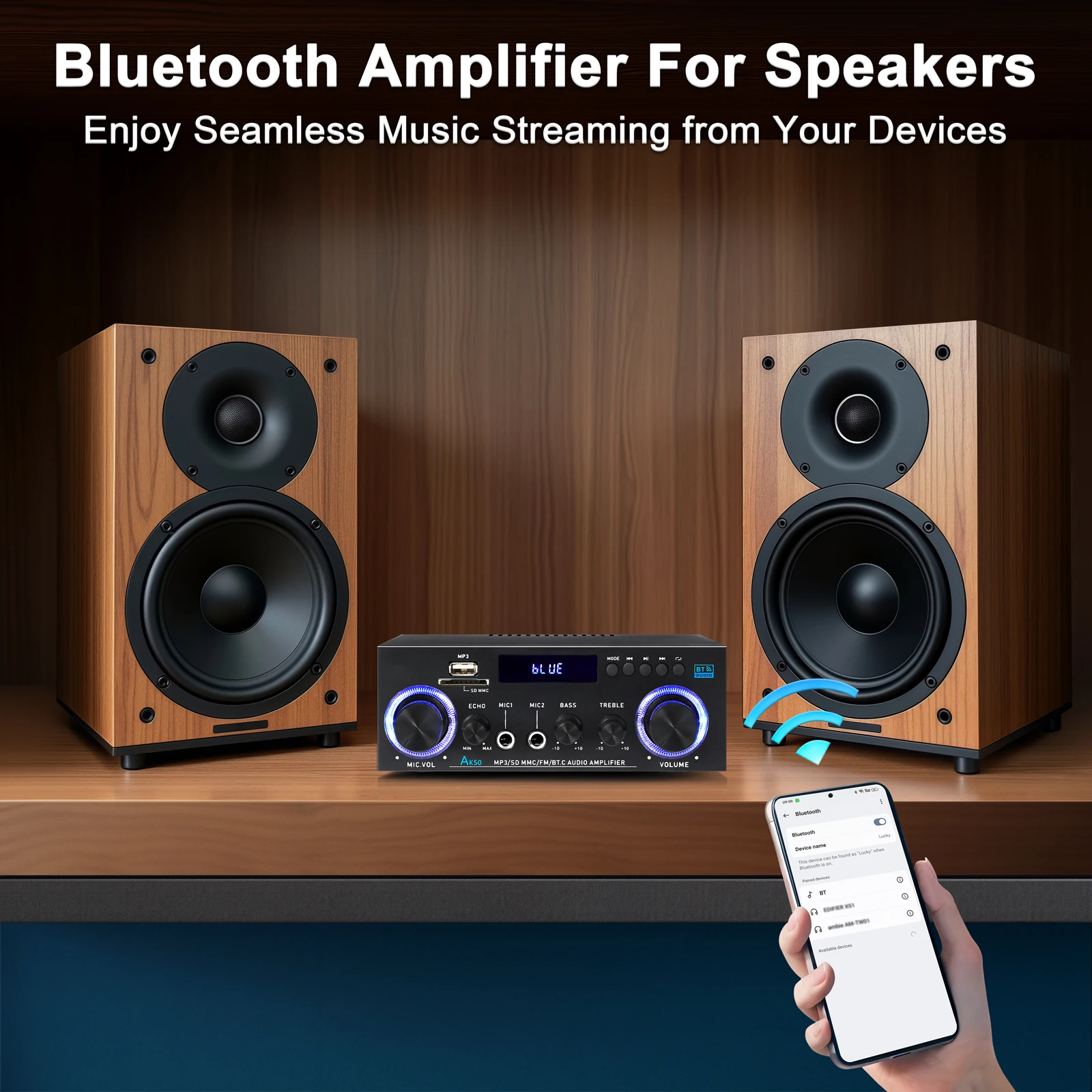 Woopker AK50 HIFI Audio Amplif - Home Cinema Yamaha のレビューと価格