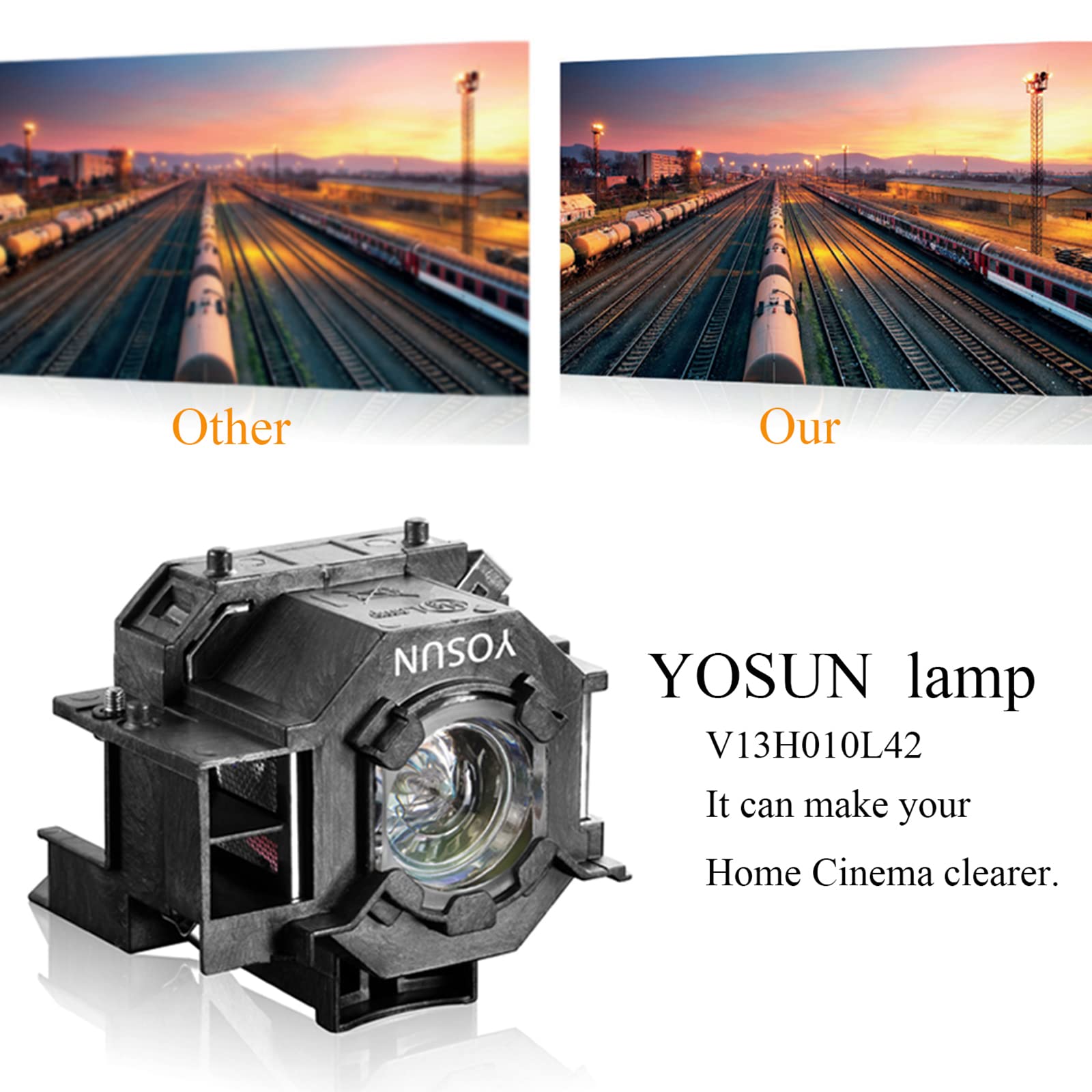 v13h010l42 Projector Bulb for  - Home Cinema Epson のレビューと価格