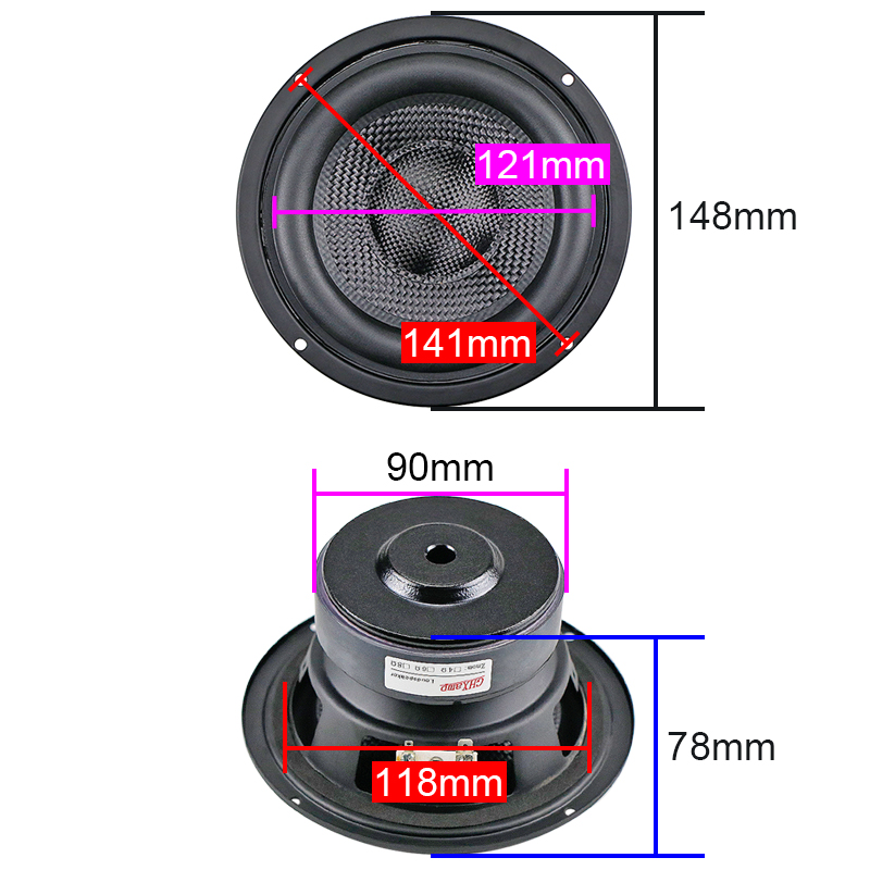 GHXAMP 5.25 inch 148mm Fibergl - Home Cinema Audio System のレビューと価格