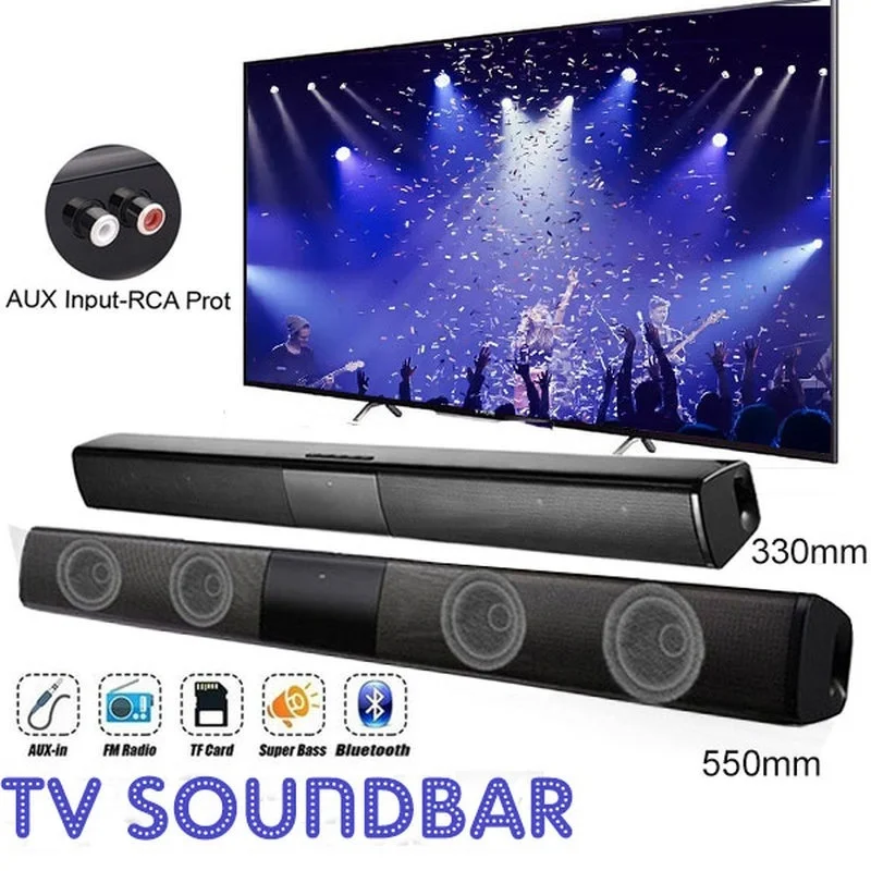 40W High Power Soundbar for TV - Home Cinema Audio System のレビューと価格