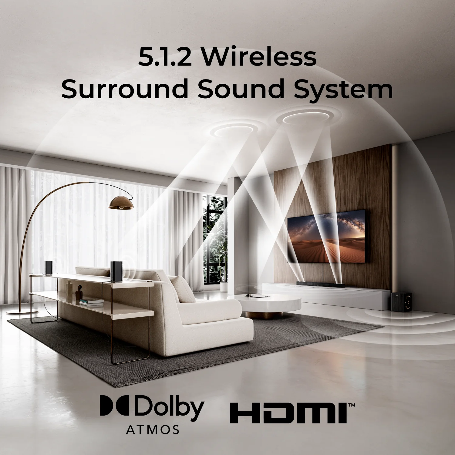 X40 5.1.2ch Wireless Surround  - Home Cinema Subwoofer のレビューと価格
