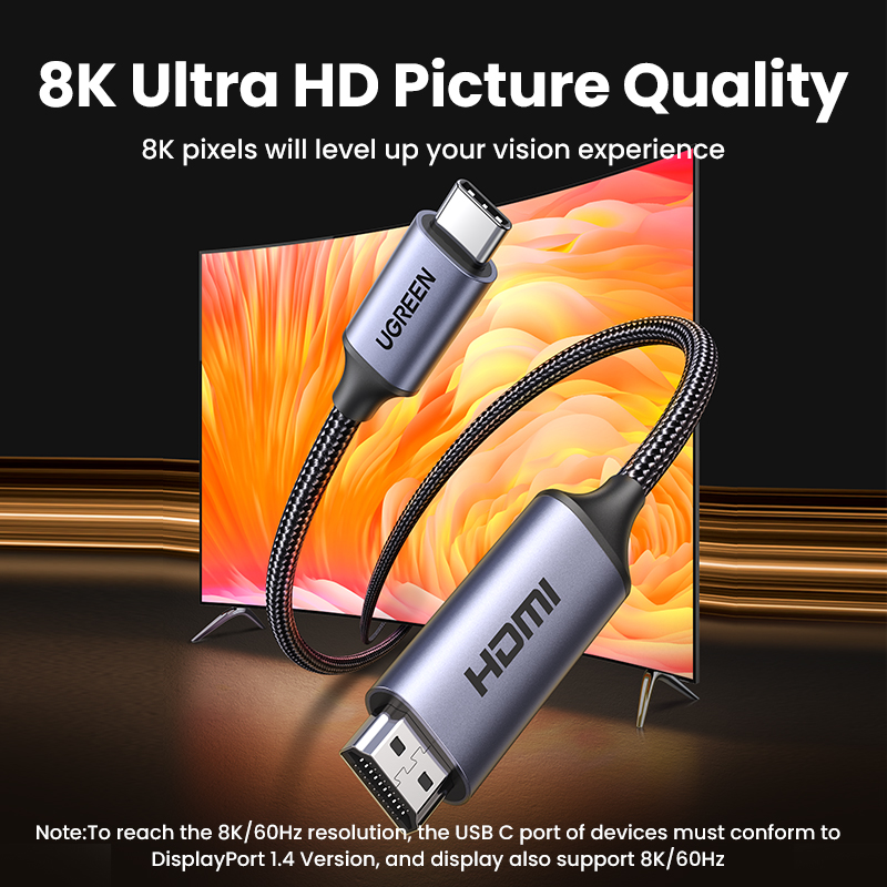 UGREEN USB C to  4K 8K HDMI-co - Hdmi Arc Cable のレビューと価格