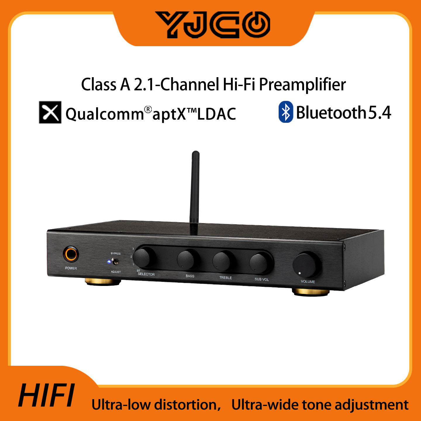 YJCO AM2.1 Channel Preamplifie - Home Cinema Subwoofer のレビューと価格