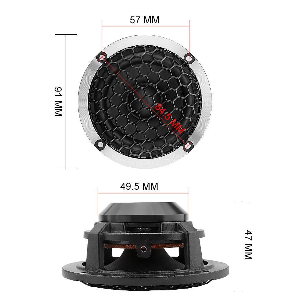 AIYIMA 2Pcs 3 Inch 4 Ohm 15W M - Home Cinema Audio System のレビューと価格