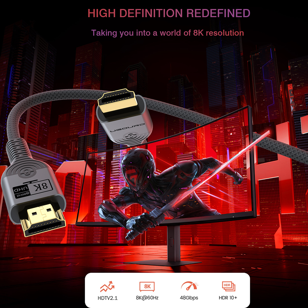 UGOURD HDMI-Compatible 2.1 2.0 - Hdmi Arc Cable のレビューと価格